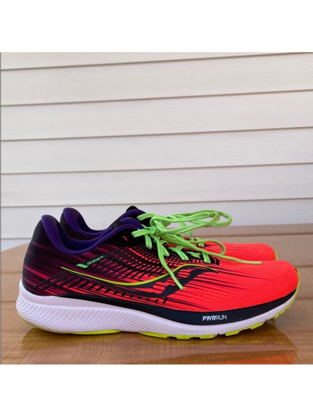 Saucony Women's Guide 14 Shoes Orange & Purple Size 9.5 Running